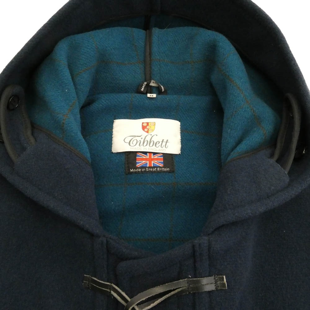 チベット 英国製 ダッフル コート ネイビー系 M【中古】