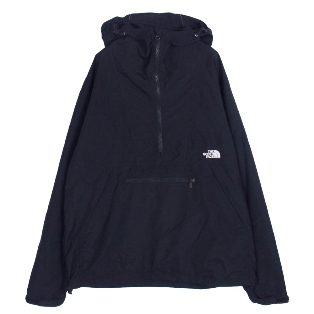 THE NORTH FACE ノースフェイス NP21735 COMPACT ANORAK コンパクト アノラック パーカー ジャケット ブラック系 L【中古】