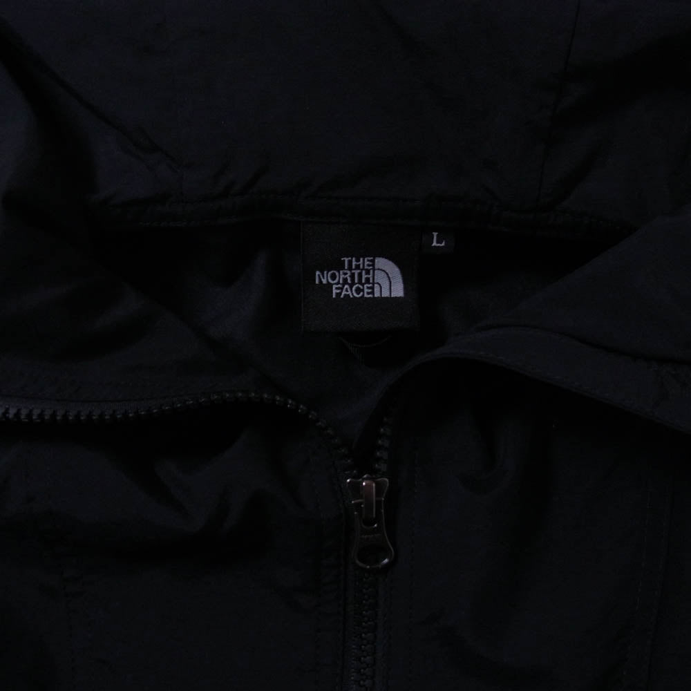 THE NORTH FACE ノースフェイス NP21735 COMPACT ANORAK コンパクト アノラック パーカー ジャケット ブラック系 L【中古】