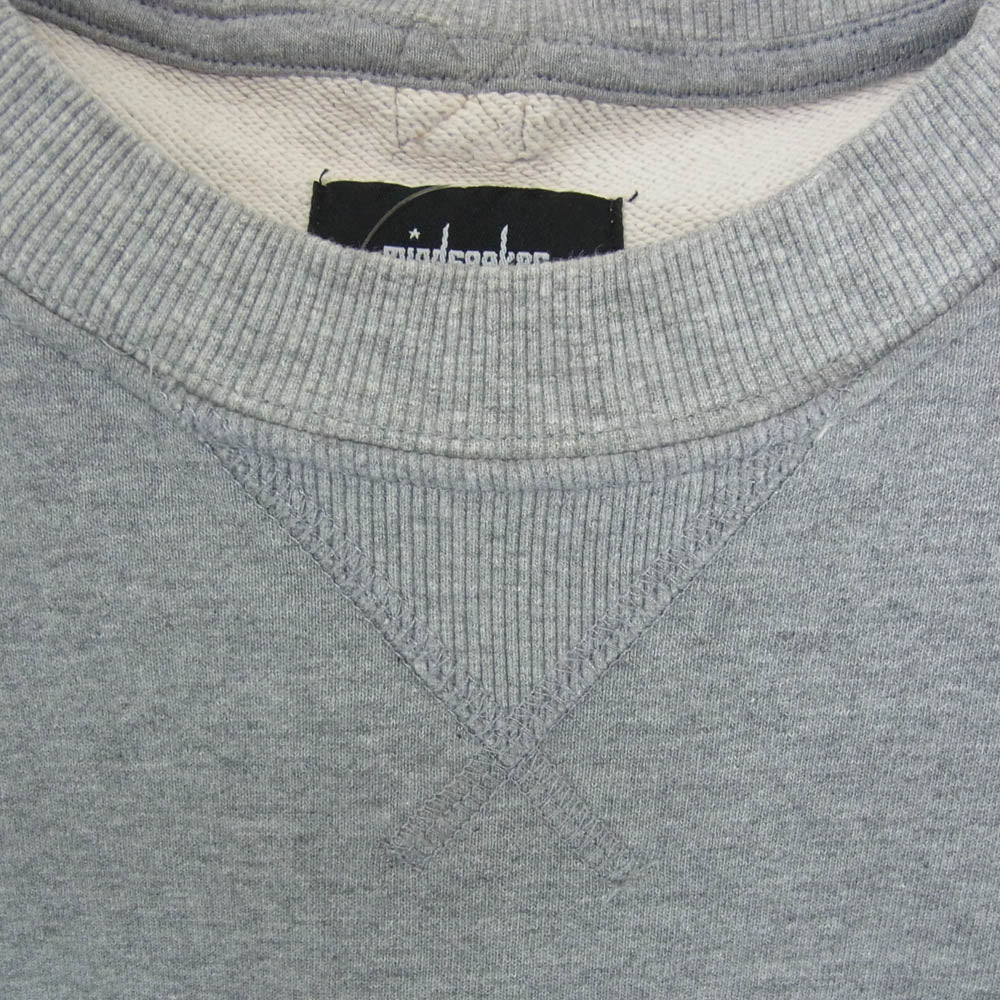 MINDSEEKER マインドシーカー ロゴプリント スウェット クルーネック 丸首 トレーナー グレー系 M【中古】