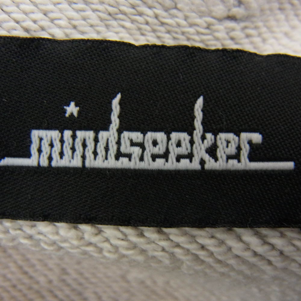 MINDSEEKER マインドシーカー ロゴプリント スウェット クルーネック 丸首 トレーナー グレー系 M【中古】