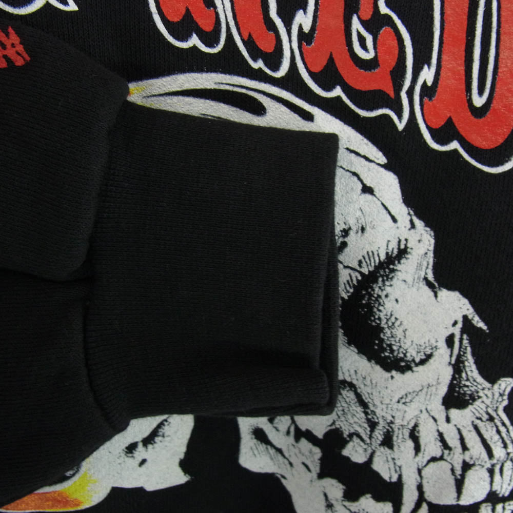 GABOR ガボール Gaboratory international ガボラトリー インターナショナル BIG RED MACHINE BIKERS クルーネック スウェット ブラック系 M【中古】