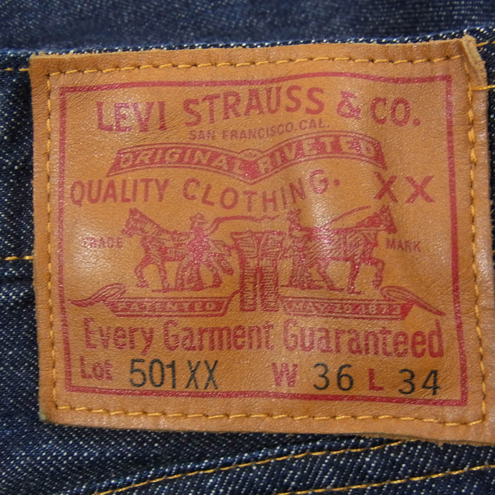 LEVI'S】501XX 1947年 日本製 革パッチ ビッグE 赤耳 W30 Levi's