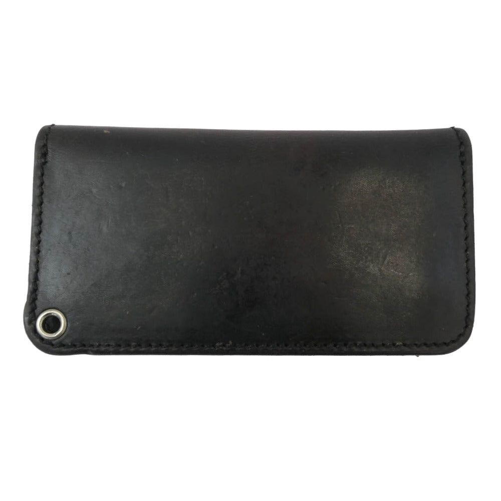 LARRY SMITH ラリースミス TRUCKERS WALLET トラッカーズ レザーウォレット 長財布 ダークブラウン系【中古】