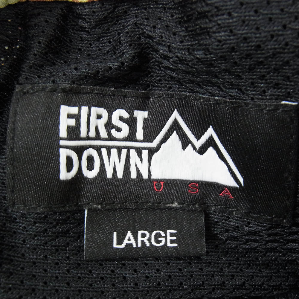FIRST DOWN ファーストダウン F941004 総柄 ナイロン イージーパンツ マルチカラー系 L【中古】