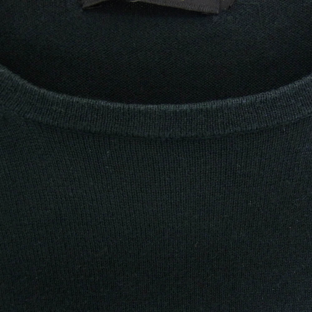 BURBERRY BLACK LABEL バーバリーブラックレーベル BMT67-903-09 ノバチェック 半袖 ニット Tシャツ ブラック系 2【中古】