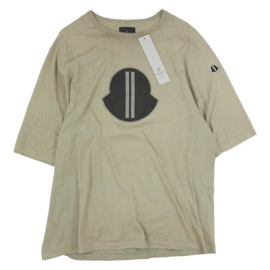 Rick Owens リックオウエンス I209N8C00001 SS LEVEL T-SHIRT モンクレール プリント 半袖 レベル Tシャツ カーキ系 M【中古】