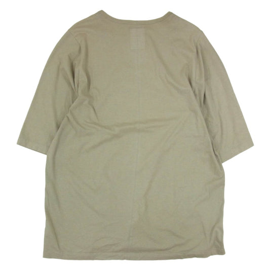 Rick Owens リックオウエンス I209N8C00001 SS LEVEL T-SHIRT モンクレール プリント 半袖 レベル Tシャツ カーキ系 M【中古】