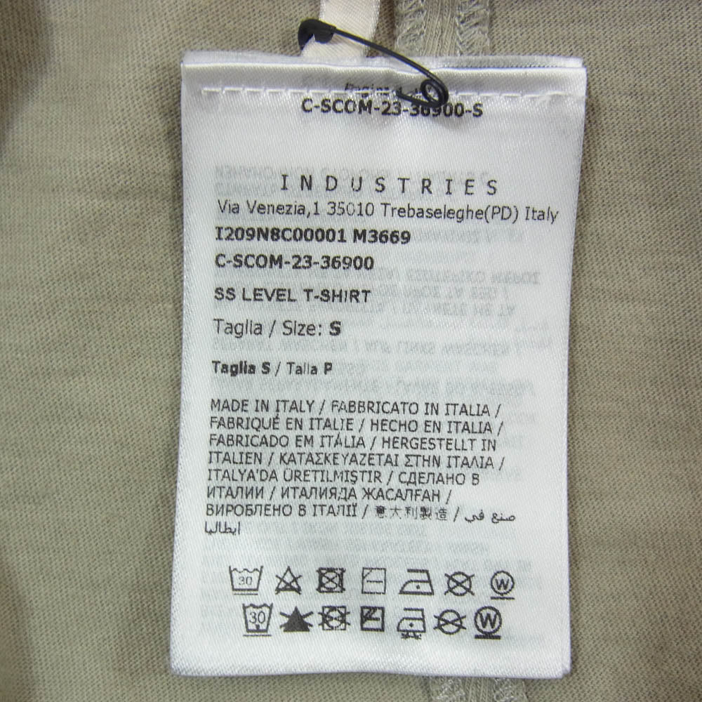 Rick Owens リックオウエンス I209N8C00001 SS LEVEL T-SHIRT モンクレール プリント 半袖 レベル Tシャツ カーキ系 M【中古】