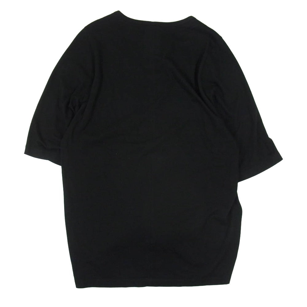 Rick Owens リックオウエンス I209N8C00001 SS LEVEL T-SHIRT モンクレール プリント 半袖 レベル Tシャツ ブラック系 S【中古】