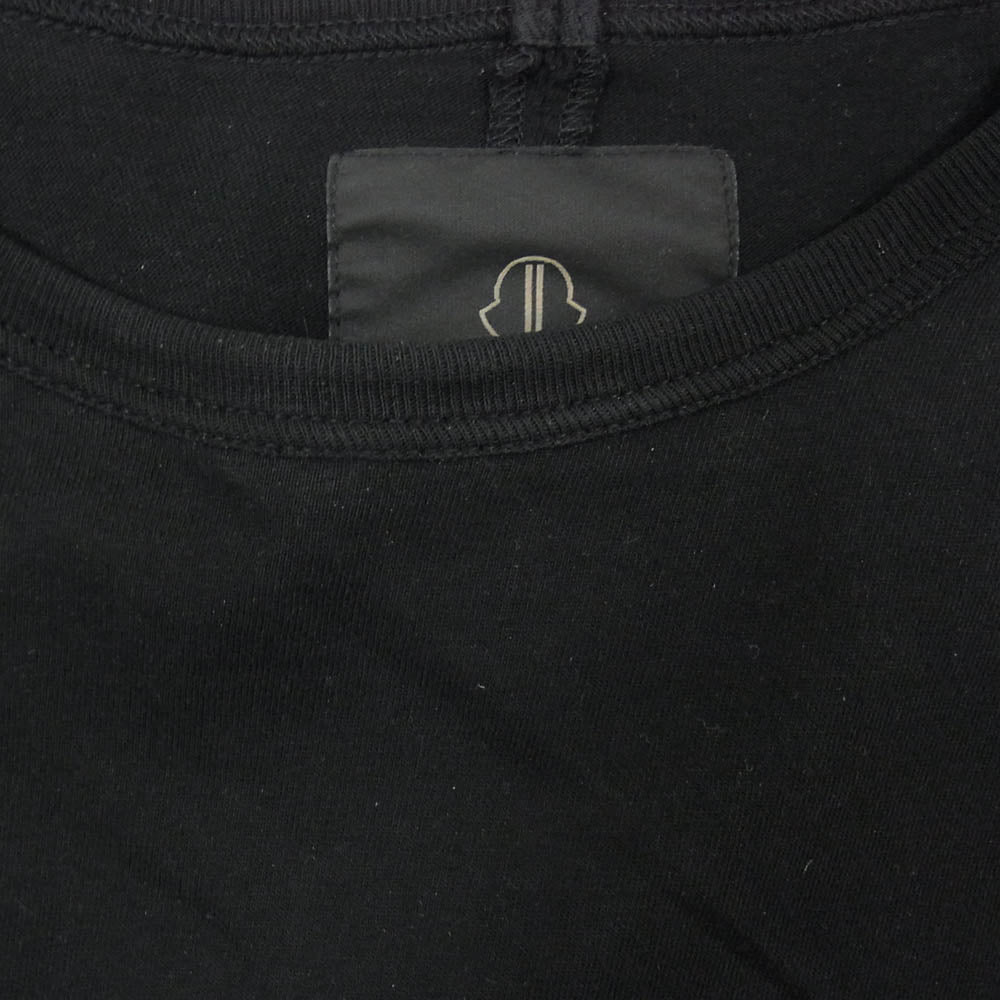 Rick Owens リックオウエンス I209N8C00001 SS LEVEL T-SHIRT モンクレール プリント 半袖 レベル Tシャツ ブラック系 S【中古】