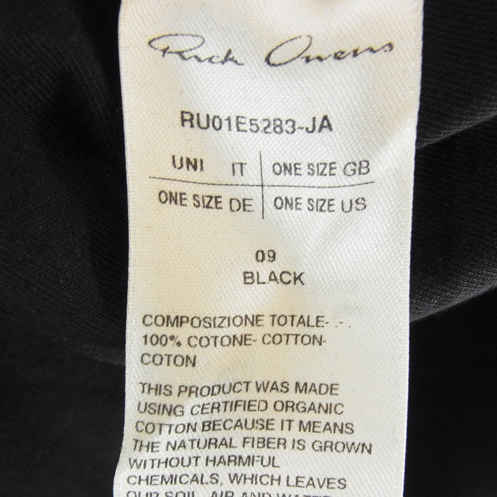 Rick Owens リックオウエンス 25SS RU01E5283-JA TOMMT-T トミー オーバーサイズ 半袖 Tシャツ ブラック系 ONE SIZE【中古】