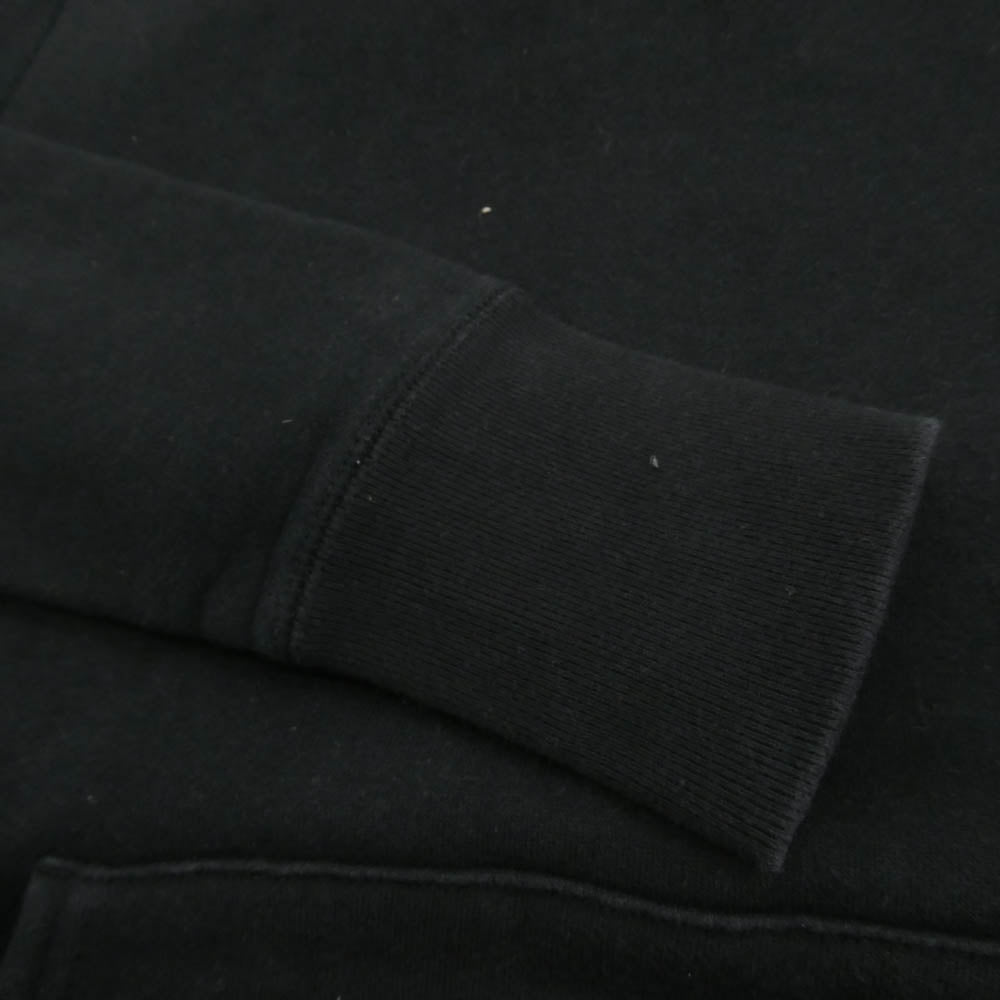 WHITE MOUNTAINEERING ホワイトマウンテニアリング ×Loop WHEELER ループ ウィラー logo printed HOODIE ロゴプリント フーディ パーカー ブラック系 M【中古】