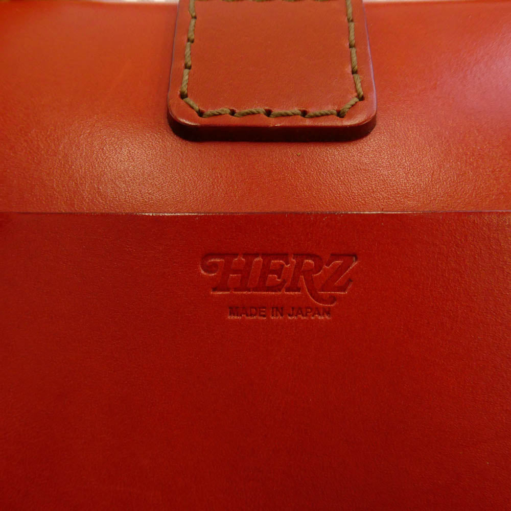 HERZ ヘルツ CW-106 ミニ ドクターバッグ 2WAY ハンドバッグ ショルダーバッグ レッド系【中古】