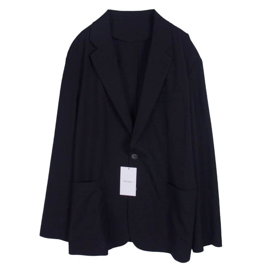SOPHNET. ソフネット 25AW SPNT-252034 HIGH-TWIST POPLIN JACKET ポプリン テーラード ジャケット サイズ3 ブラック系 3【新古品】【未使用】【中古】