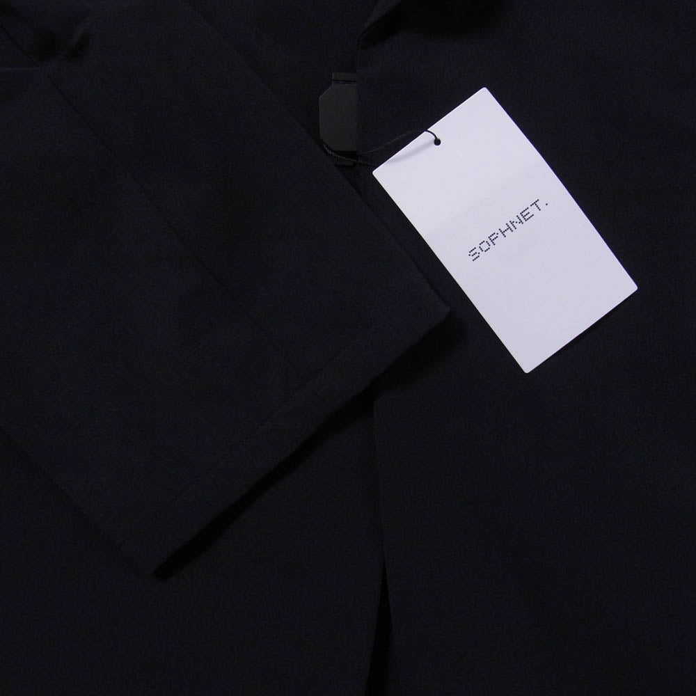 SOPHNET. ソフネット 25AW SPNT-252043 EX. BLEISURE JACKET BLACK ベンチレーション ナイロン テーラード ジャケット ブラック系 4【新古品】【未使用】【中古】