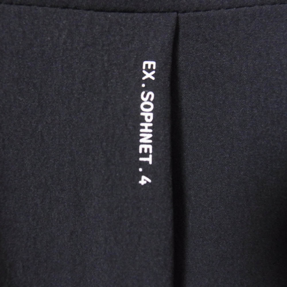 SOPHNET. ソフネット 25AW SPNT-252043 EX. BLEISURE JACKET BLACK ベンチレーション ナイロン テーラード ジャケット ブラック系 4【新古品】【未使用】【中古】