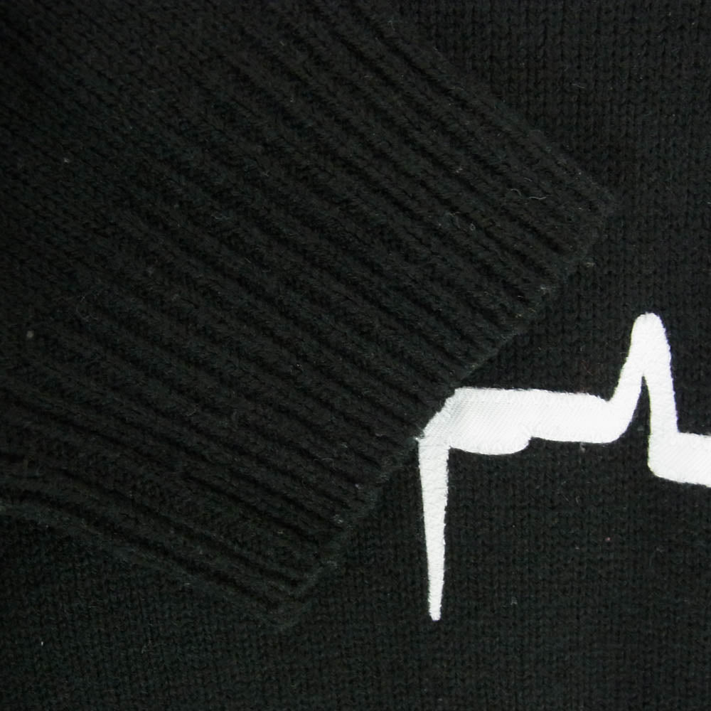 WTAPS ダブルタップス 21AW 212MADT-KNM02 VIBES SWEATER バイブス セーター ニット ブラック系 X03【中古】