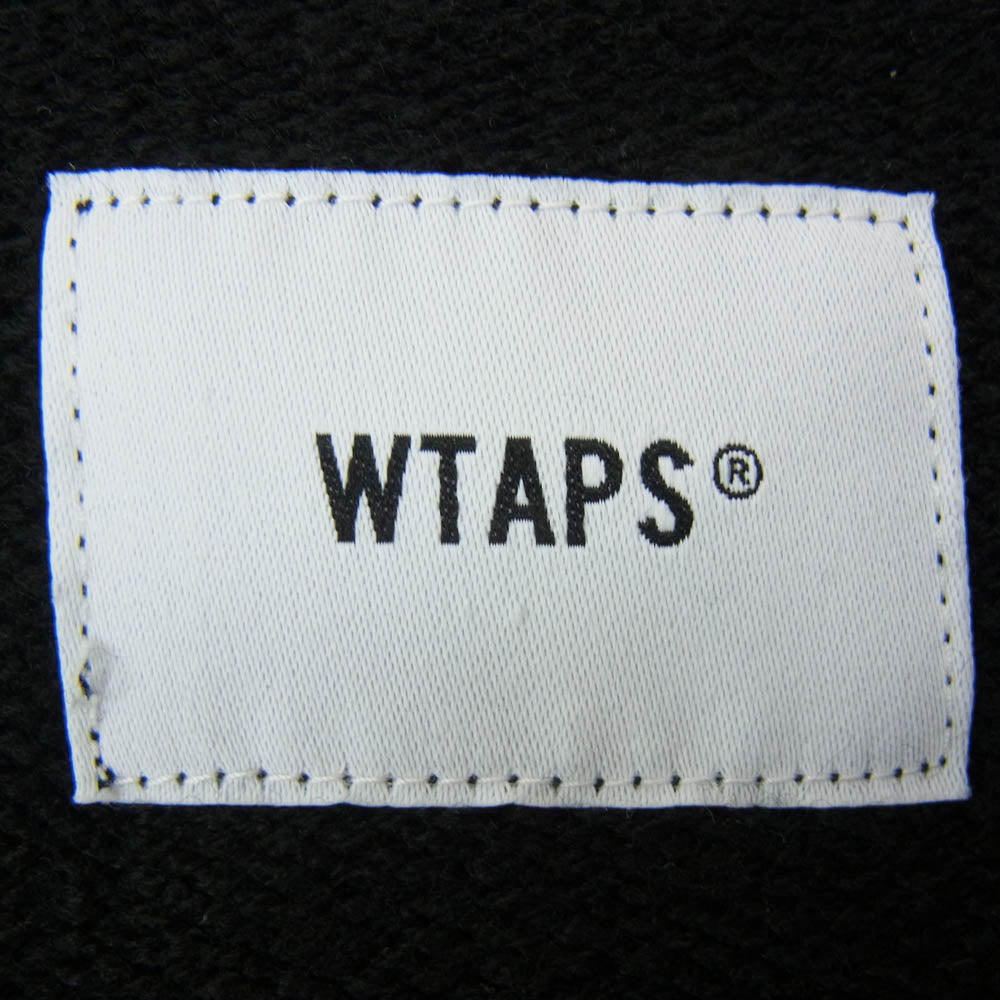 WTAPS ダブルタップス 21AW 212MADT-KNM02 VIBES SWEATER バイブス セーター ニット ブラック系 X03【中古】