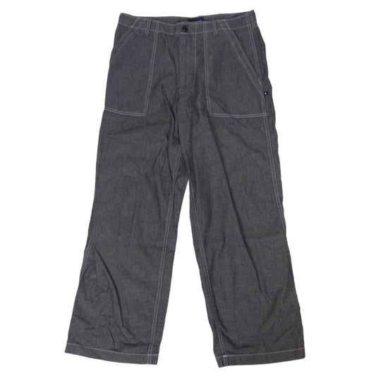 DESCENDANT ディセンダント 25SS 251WVDS-PTM03 BAKER CHAMBRAY TROUSERS ベイカー シャンブレー トラウザー パンツ ブラック系 2【中古】