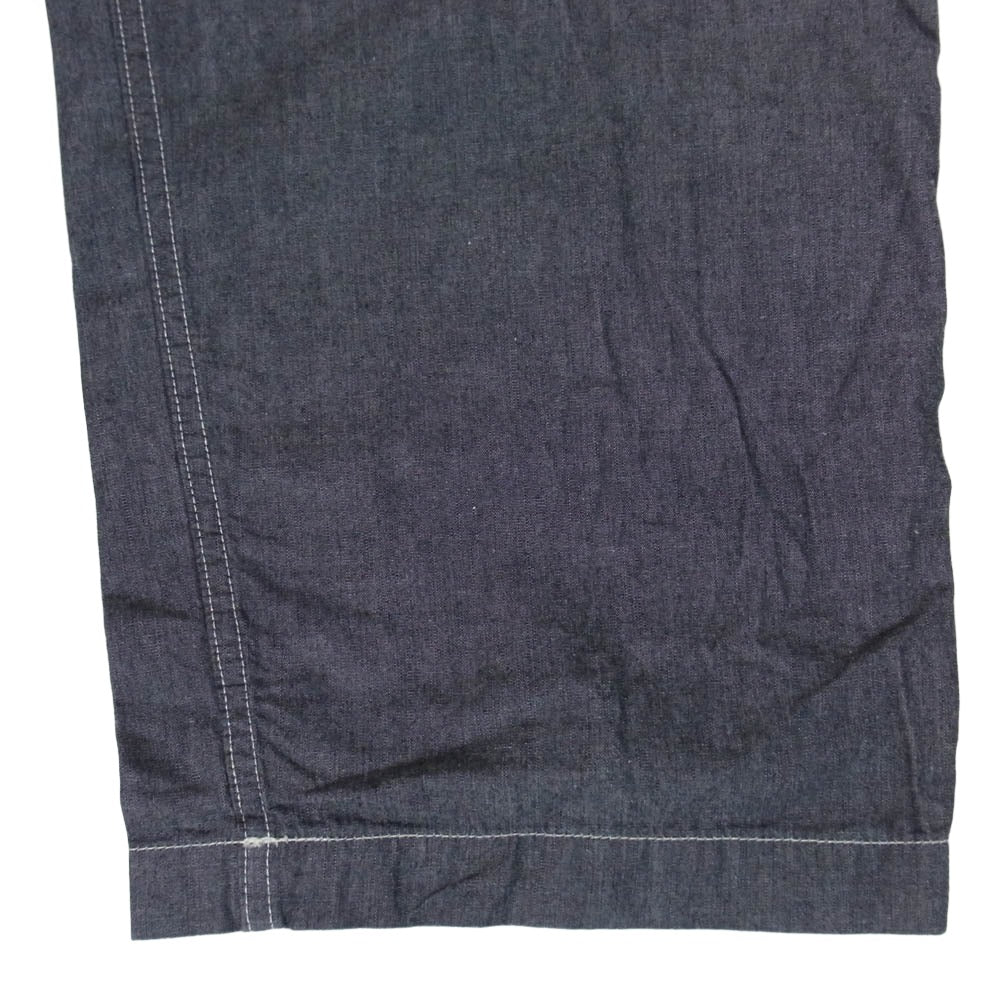 DESCENDANT ディセンダント 25SS 251WVDS-PTM03 BAKER CHAMBRAY TROUSERS ベイカー シャンブレー トラウザー パンツ ブラック系 2【中古】