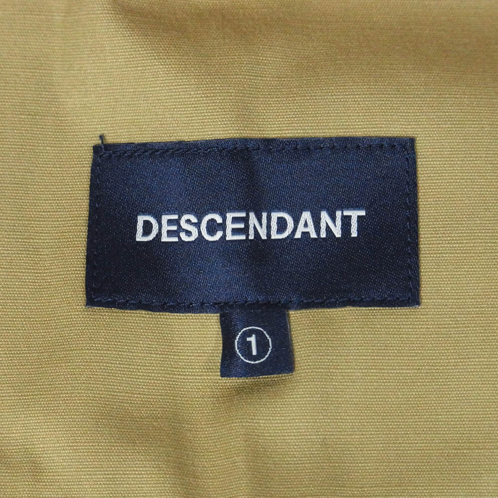 DESCENDANT ディセンダント 22SS 221WVDS-PTM03 WADER COTTON OVERALL ウェーダーコットン オーバーオール ベージュ系【美品】【中古】