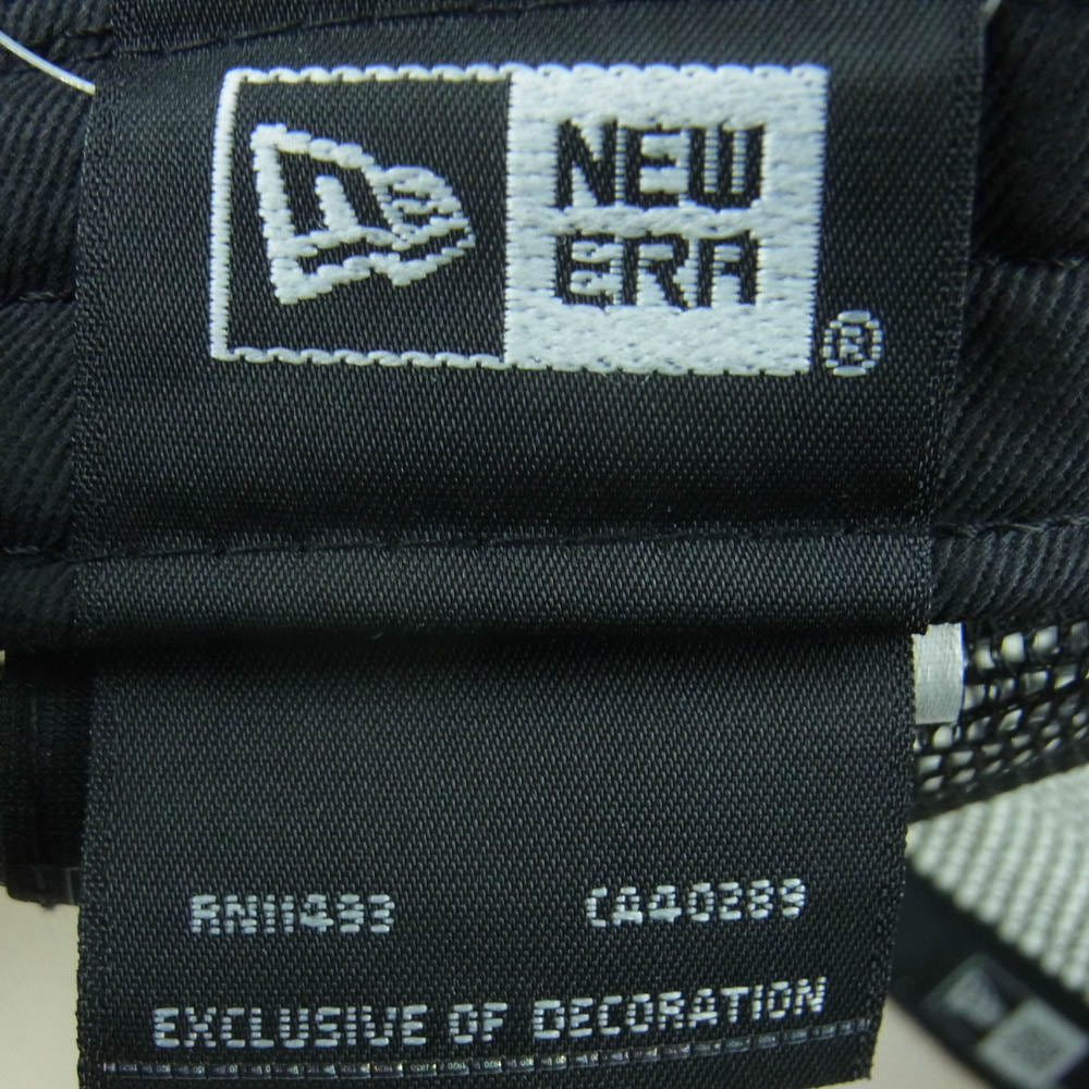 NEW ERA ニューエラ back to the future バックトゥザフューチャー メッシュ キャップ 中国製 ブラック系【中古】