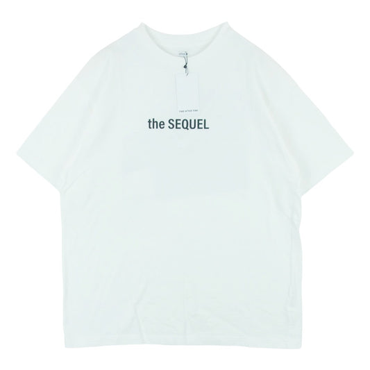 SEQUEL シークエル 22AW SQ-22AW-ST-07 STREET LIFE TEE ロゴ バックプリント ストリートライフ プリント 半袖 Tシャツ カットソー ホワイト系 L【中古】