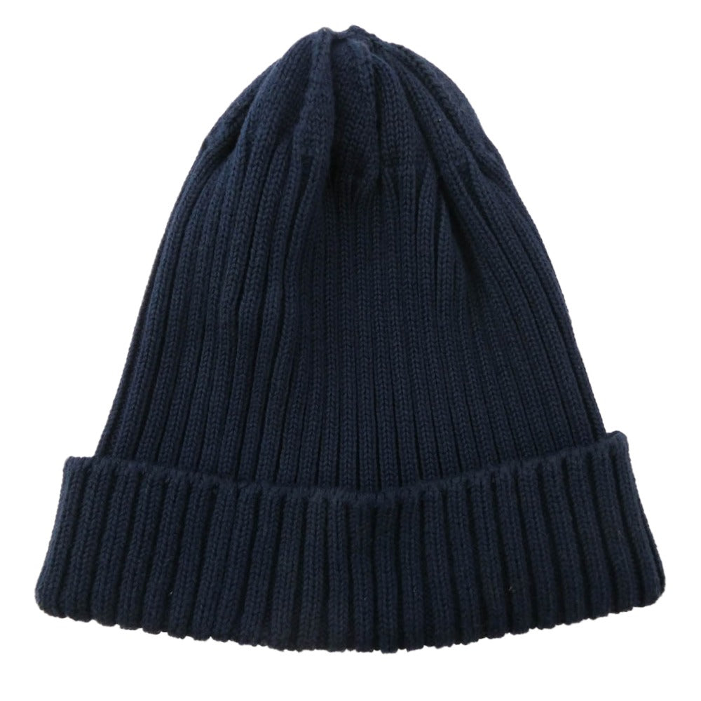 GOODENOUGH グッドイナフ GE-138022 RIBBING BEANIE リブ ビーニー ニットキャップ ネイビー系【中古】