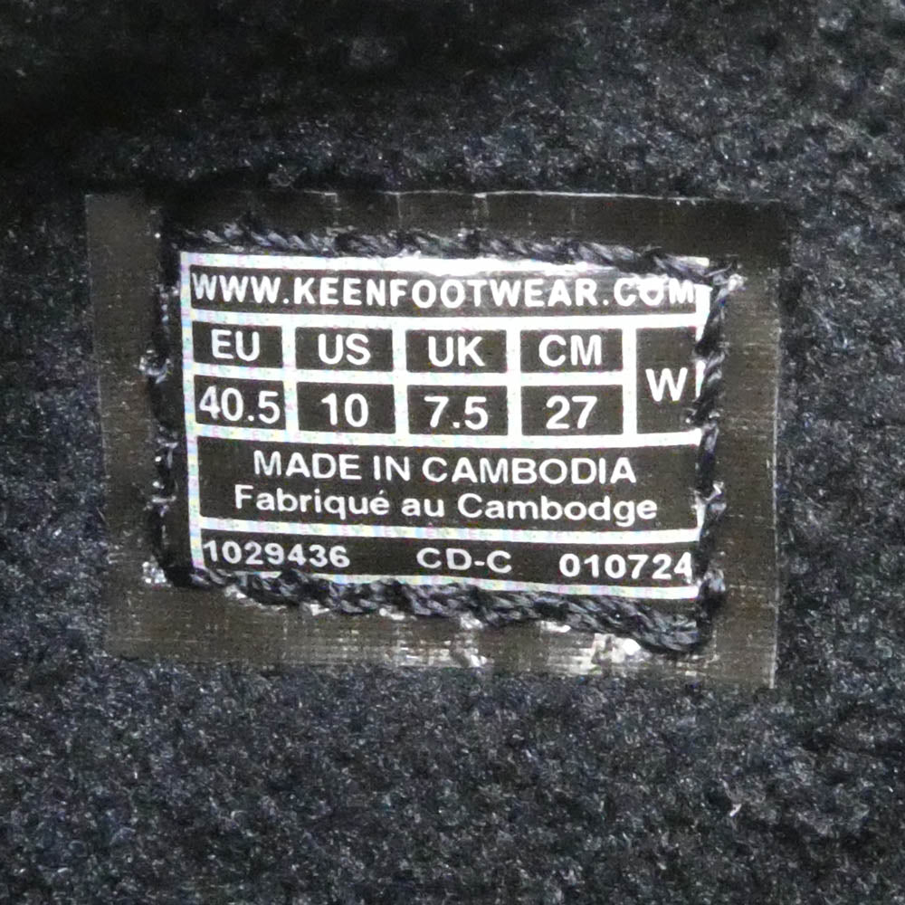KEEN キーン 1029436 HOWSER III SLIDE ハウザー スリー スライド スリッポン ブラック系 27cm【美品】【中古】