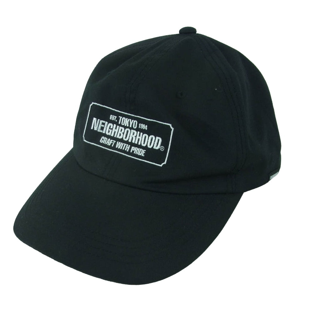 NEIGHBORHOOD ネイバーフッド 23SS 231YGNH-HT07 DAD CAP ダッド キャップ 帽子 日本製 ブラック系 F【中古】