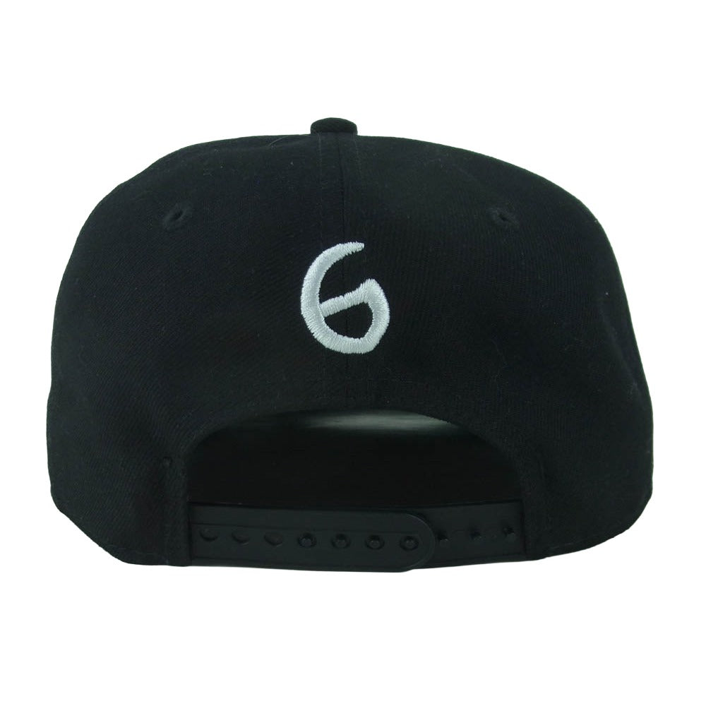 SAINT MICHAEL セントマイケル 24SS New Era ロゴ刺繍 ベースボール キャップ 帽子 中国製 ブラック系【中古】