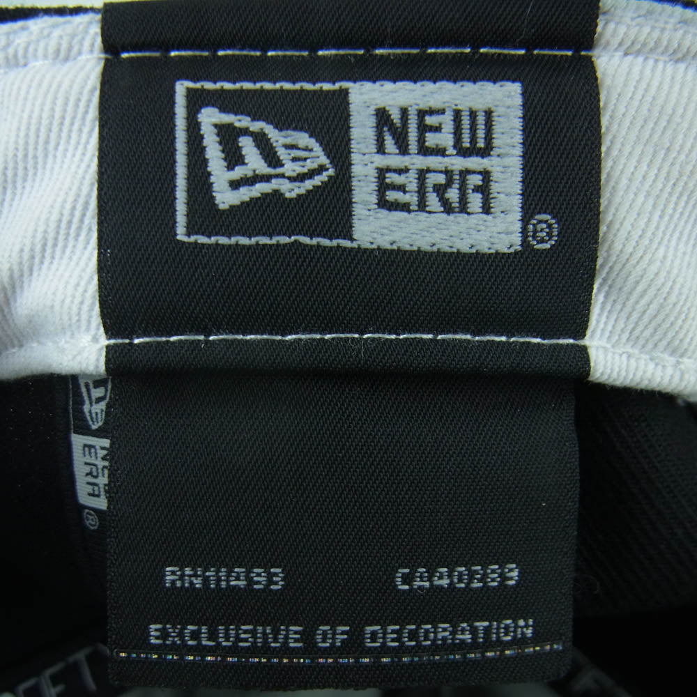 SAINT MICHAEL セントマイケル 24SS New Era ロゴ刺繍 ベースボール キャップ 帽子 中国製 ブラック系【中古】