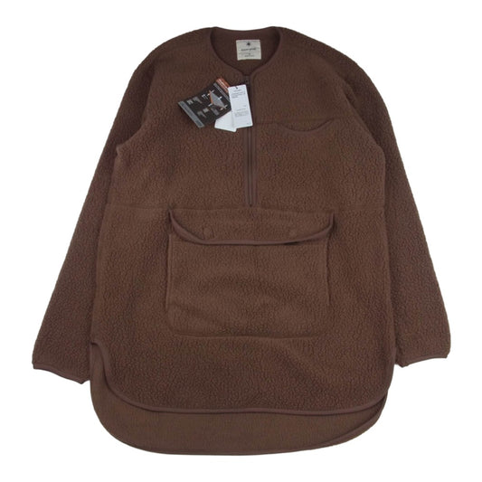 snowpeak スノーピーク SW-20AU00605BR Thermal Boa Fleece Jacket サーマル ボア フリース プルオーバー ジャケット ブラウン系 XL【極上美品】【中古】