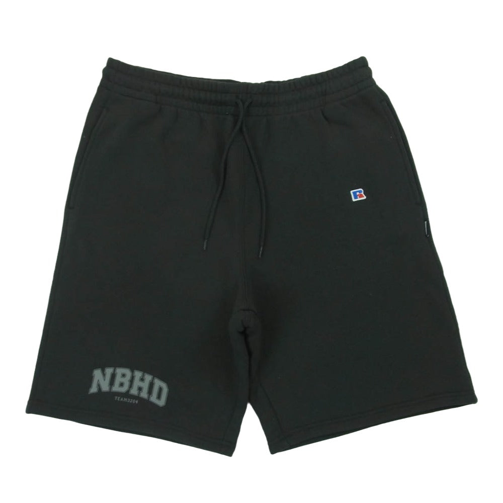 NEIGHBORHOOD ネイバーフッド RUSSELL ATHLETIC SWEAT HALF PANTS スウェット ハーフ パンツ ダークグレー系 L【中古】