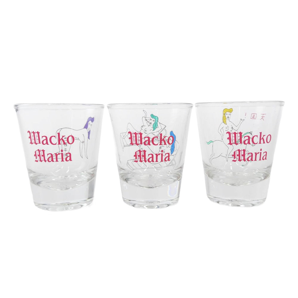 WACKO MARIA ワコマリア ショットグラス コップ クリア系【極上美品】【中古】