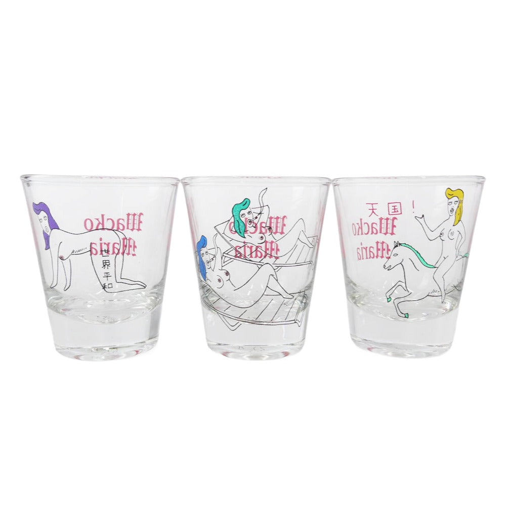 WACKO MARIA ワコマリア ショットグラス コップ クリア系【極上美品】【中古】