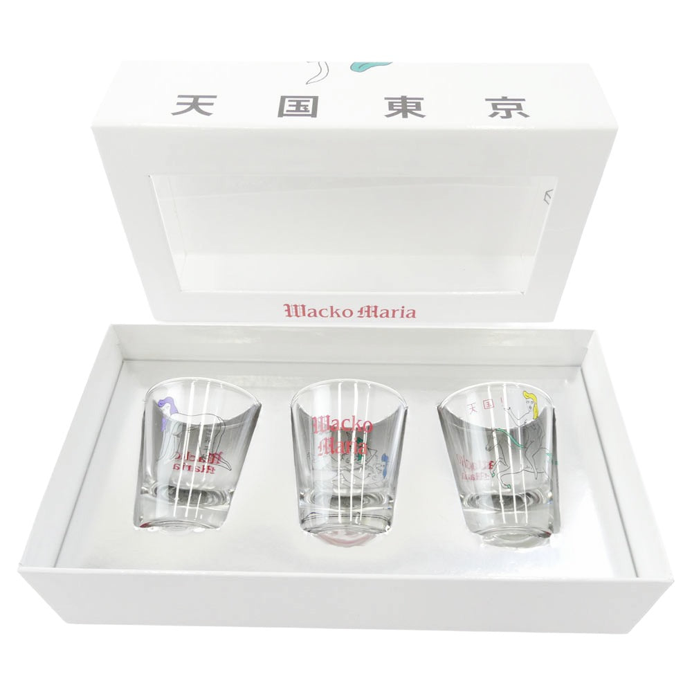 WACKO MARIA ワコマリア ショットグラス コップ クリア系【極上美品】【中古】