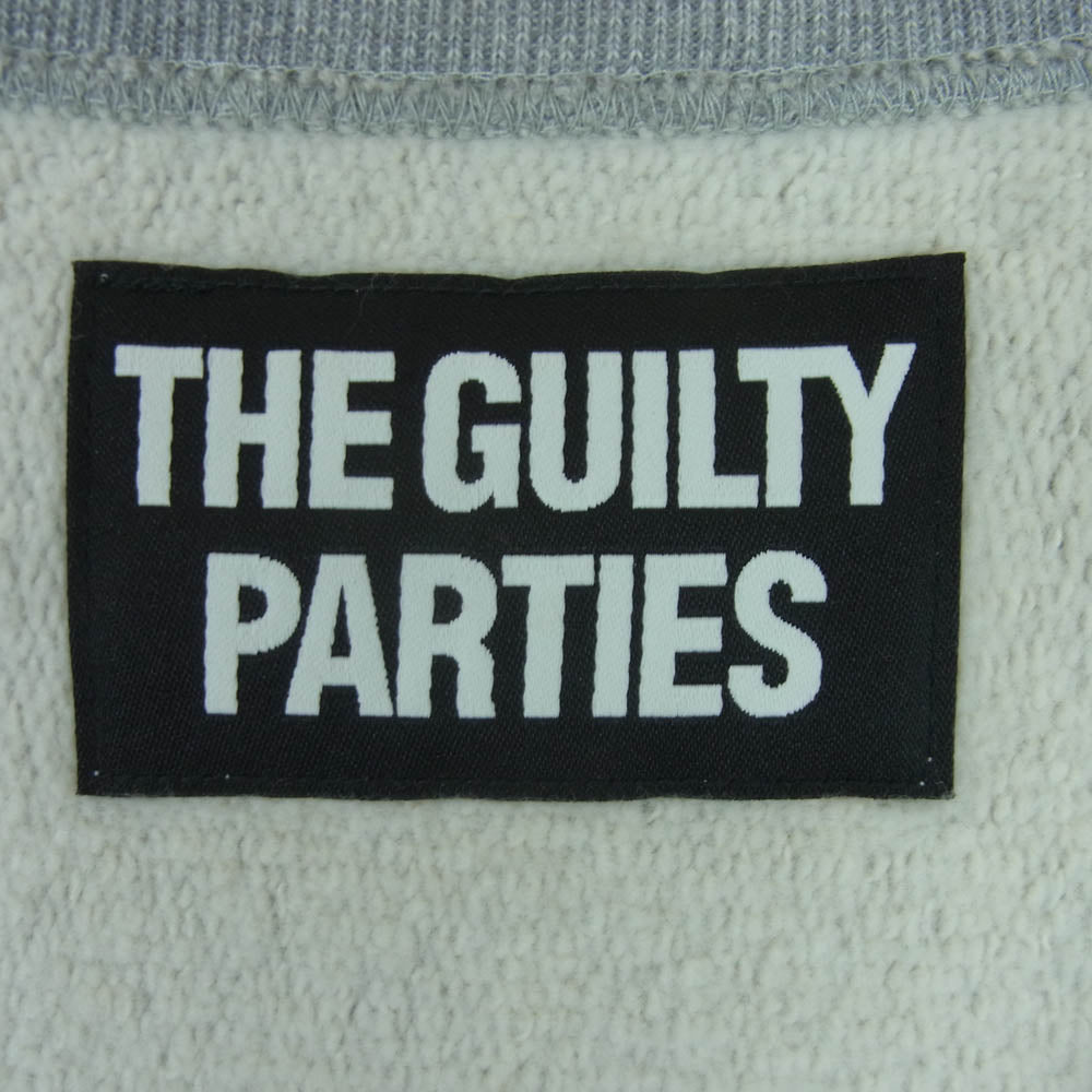 WACKO MARIA ワコマリア guilty parties ロゴ クルーネック スウェット コットン 日本製 グレー系 XL【中古】