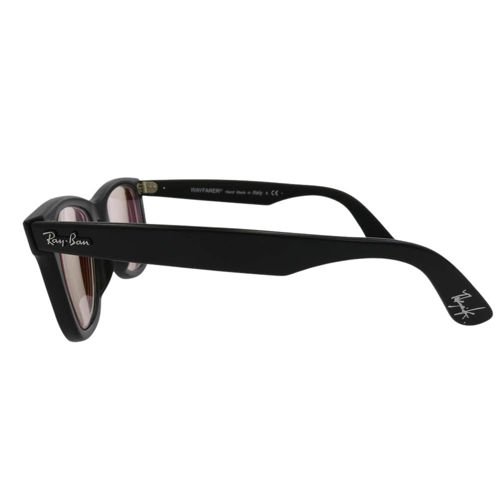 Ray-Ban レイバン RB2140-F TAKUYA KIMURA WAYFARER CLASSIC 度入り 木村拓也 ウェイファーラー サングラス 眼鏡 メガネ ブラック系 レッド系【中古】
