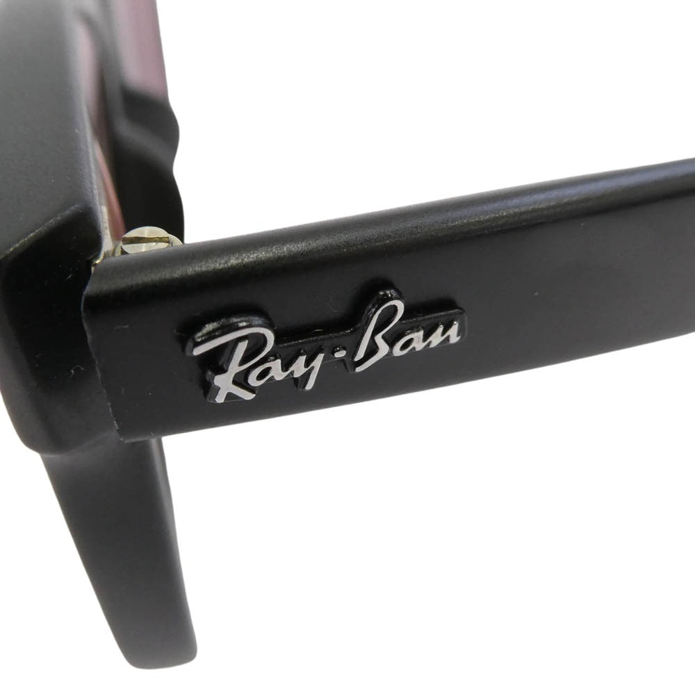 Ray-Ban レイバン RB2140-F TAKUYA KIMURA WAYFARER CLASSIC 度入り 木村拓也 ウェイファーラー サングラス 眼鏡 メガネ ブラック系 レッド系【中古】