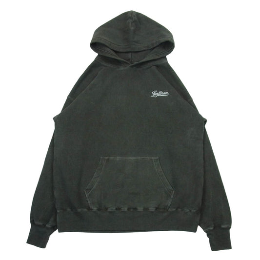 ラストマン 24AW 242LM-CT11 PRINTED HOODIE ANGEL プリント プルオーバー パーカー コットン グレー系 XL【中古】