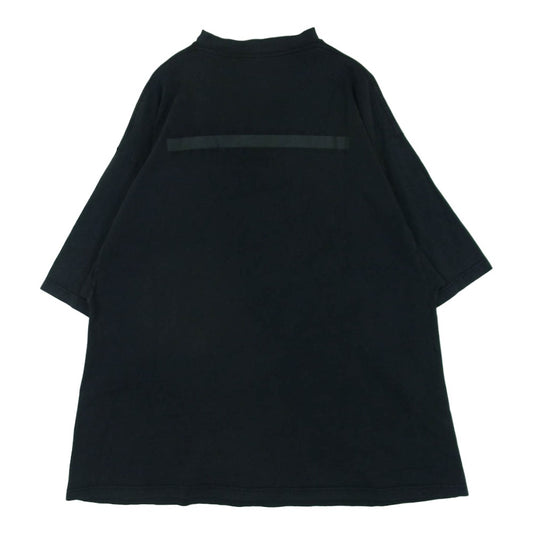 BALENCIAGA バレンシアガ Oversized T-shirt ロゴ プリント 半袖 Tシャツ ポルトガル製 ブラック系 2【中古】