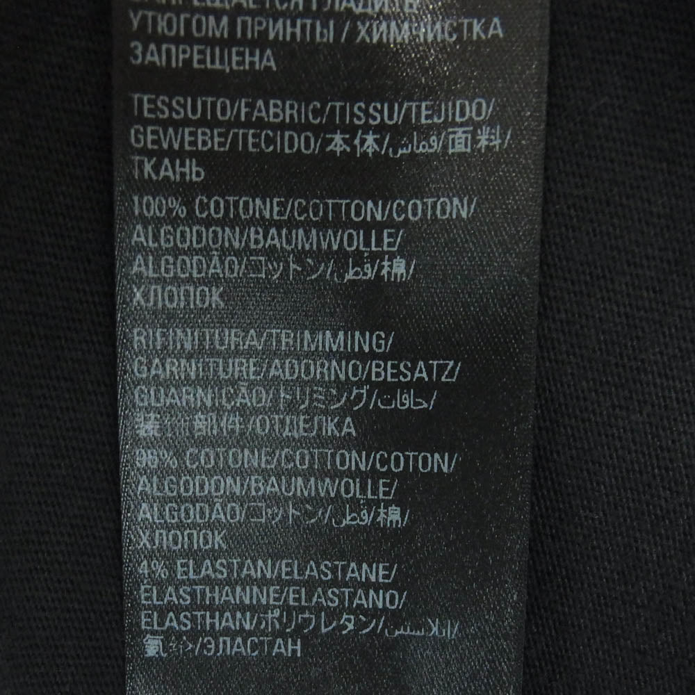 BALENCIAGA バレンシアガ Oversized T-shirt ロゴ プリント 半袖 Tシャツ ポルトガル製 ブラック系 2【中古】