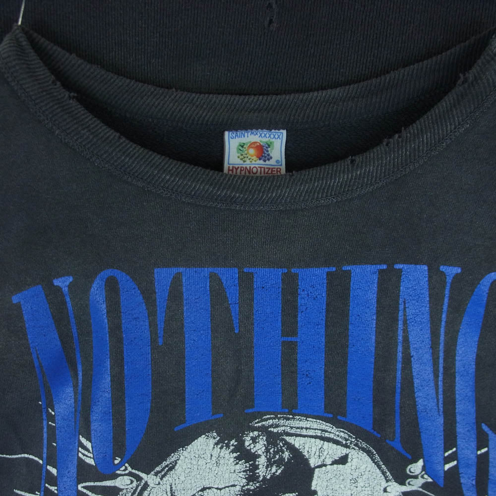 SAINT MICHAEL セントマイケル 24AW SM-YS1-0000-C36 CREW SWEAT NOTHING IMP 河村康輔 コウスケカワムラ スウェット ダークグレー系 XL【中古】