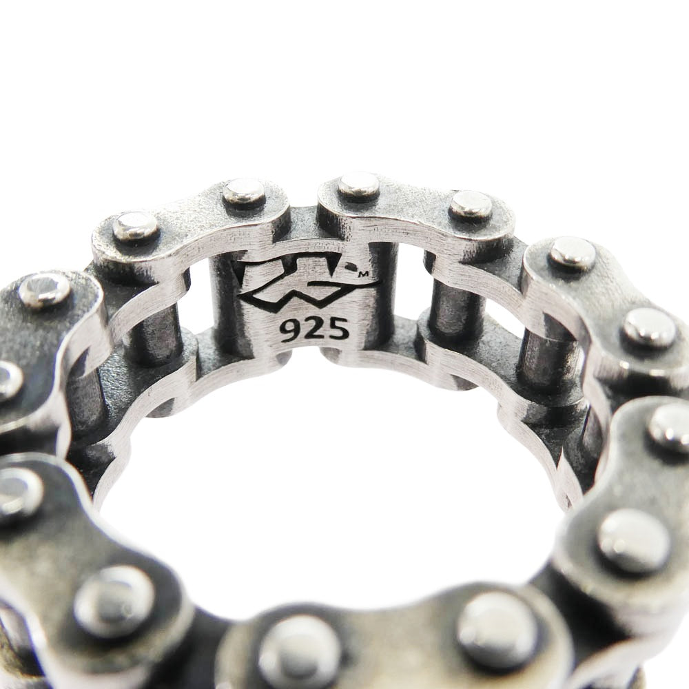 TRAVIS WALKER トラヴィスワーカー 販売証明書付属 Drive chain ドライブ チェーン リング シルバー系 23.5号【中古】