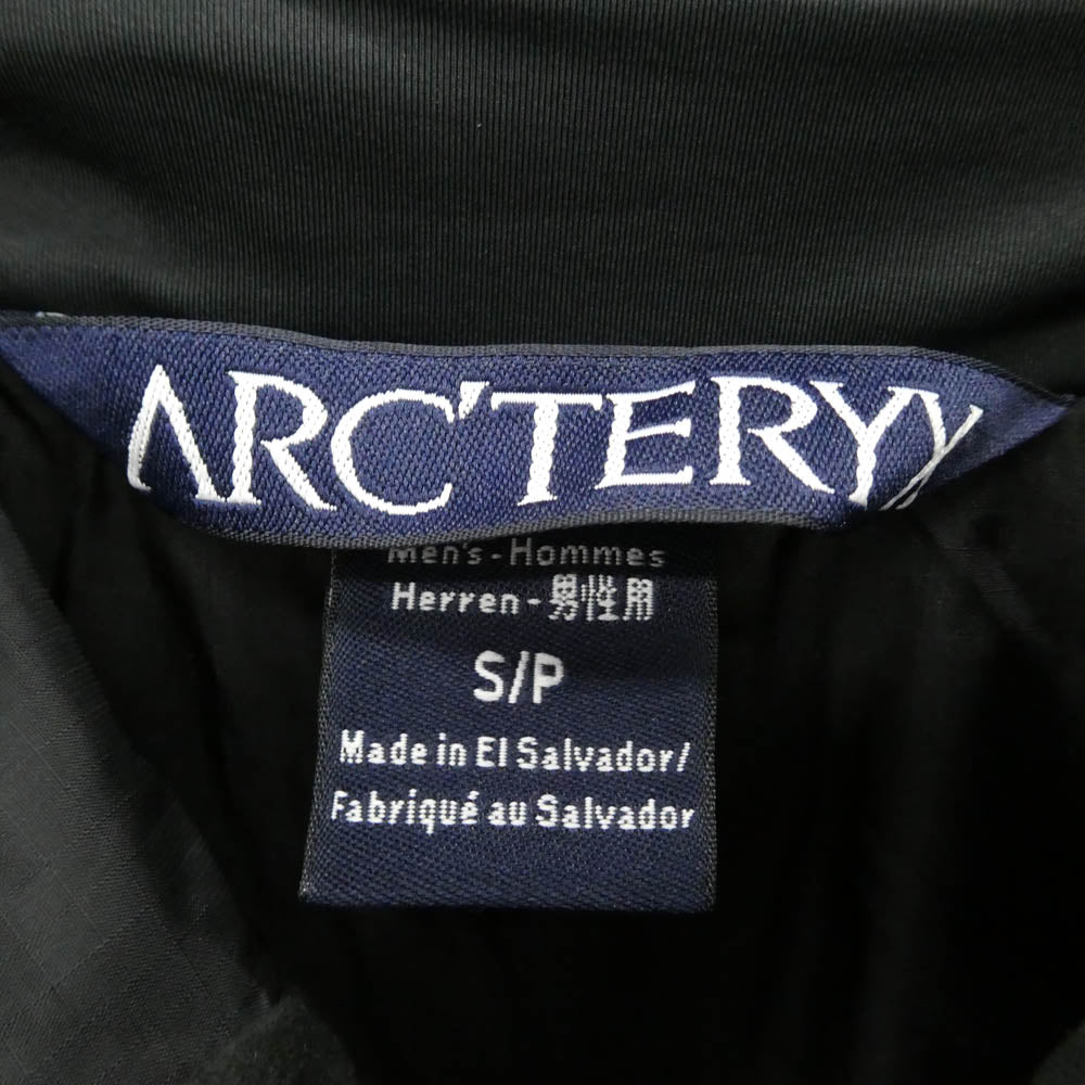 ARC'TERYX アークテリクス LEAF COLD WX HOODY LT JACKET Gen2 リーフ コールド ワックス フーディー エルティー ジャケット ブラック系 S【中古】