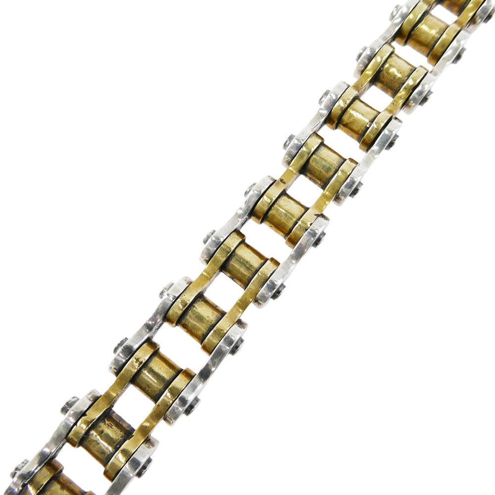 TRAVIS WALKER トラヴィスワーカー 販売証明書付属 Drive chainドライブチェーン ブレスレット シルバー系 ゴールド系【中古】