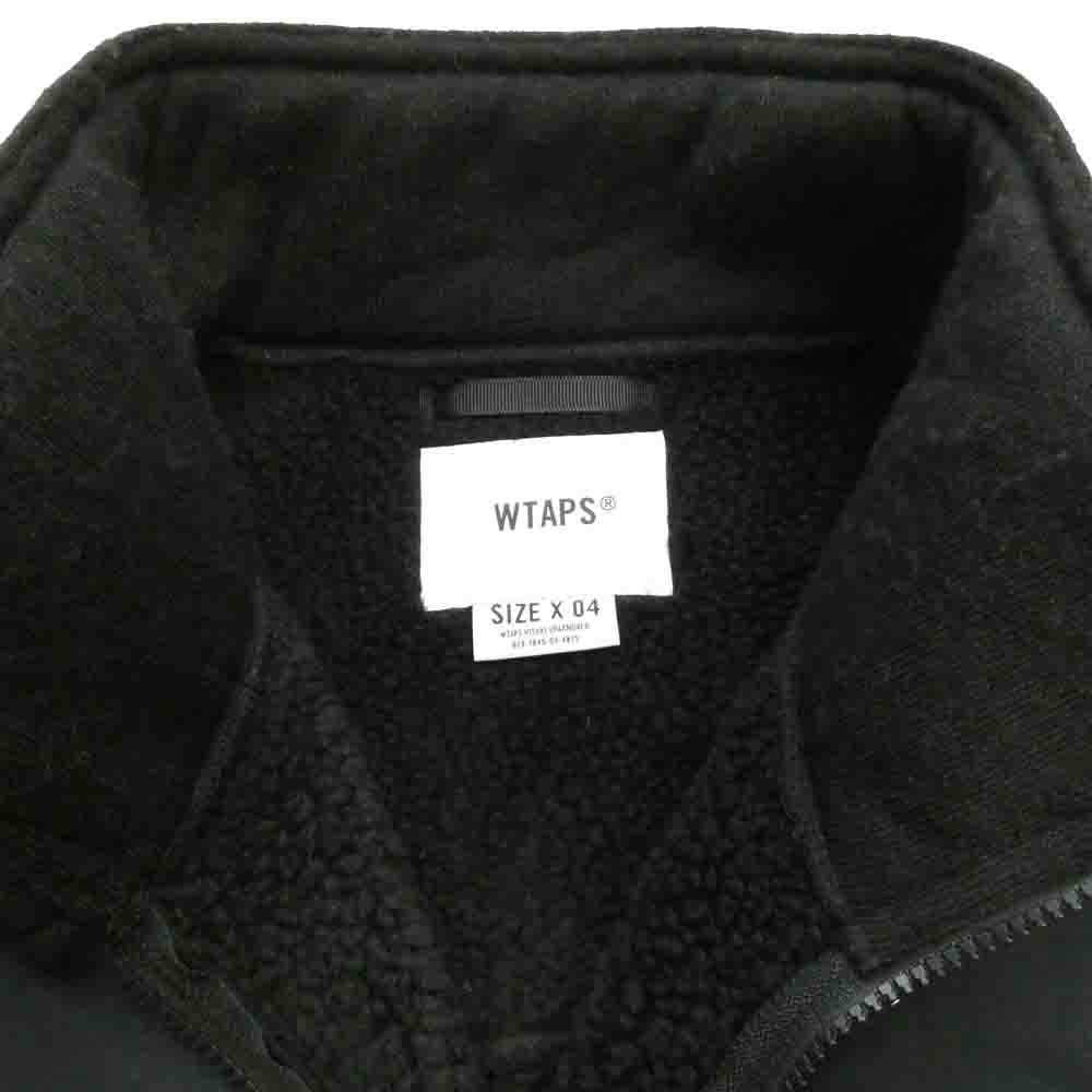 WTAPS ダブルタップス 22SS 222ATDT-JKM02 MERCER JACKET Jacket Poac. Boa ボア フリース ジャケット ブラック系 04【中古】