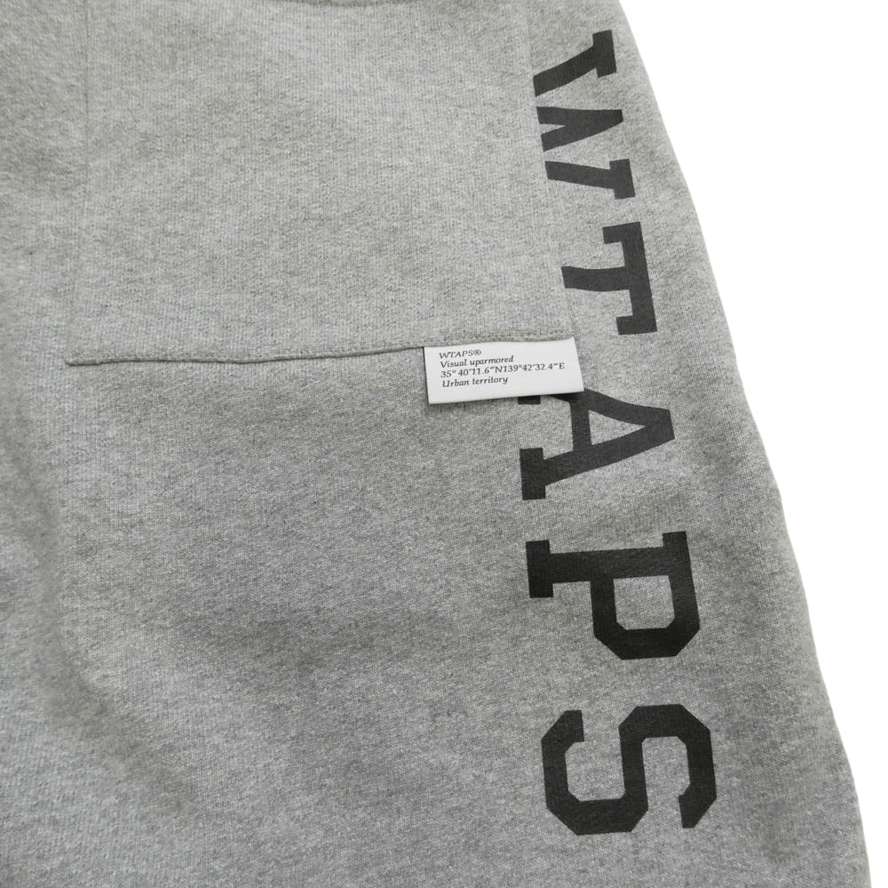 WTAPS ダブルタップス 23SS 231ATDT-CSM04 DESIGN TROUSERS COTTON.COLLEGE トラウザース スウェット パンツ グレー系 M 02【美品】【中古】